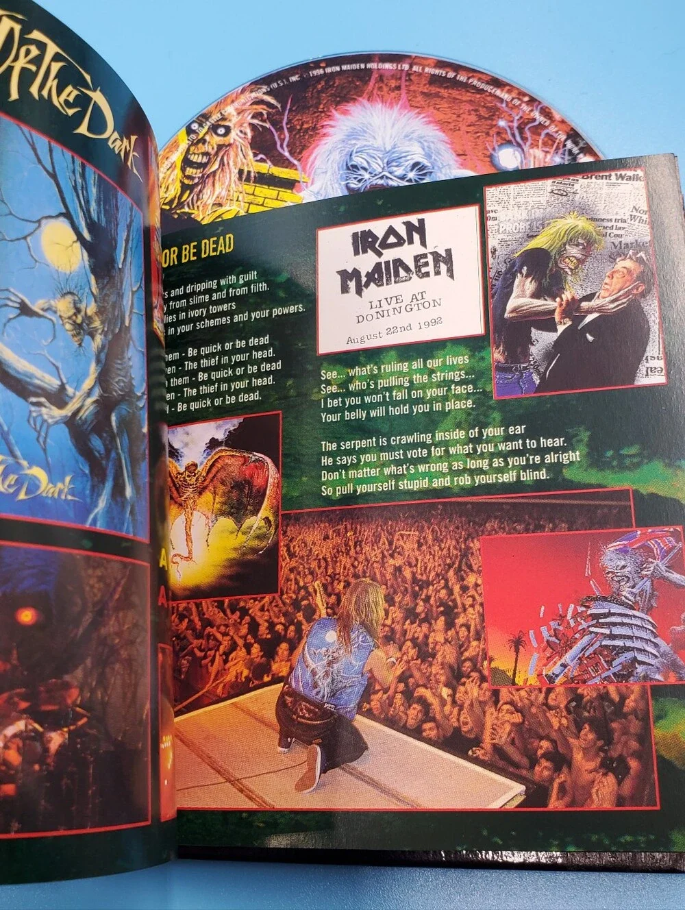 Iron Maiden Triple Pack  LOT of 3 CDs + Inserts (Read Description) (**)
